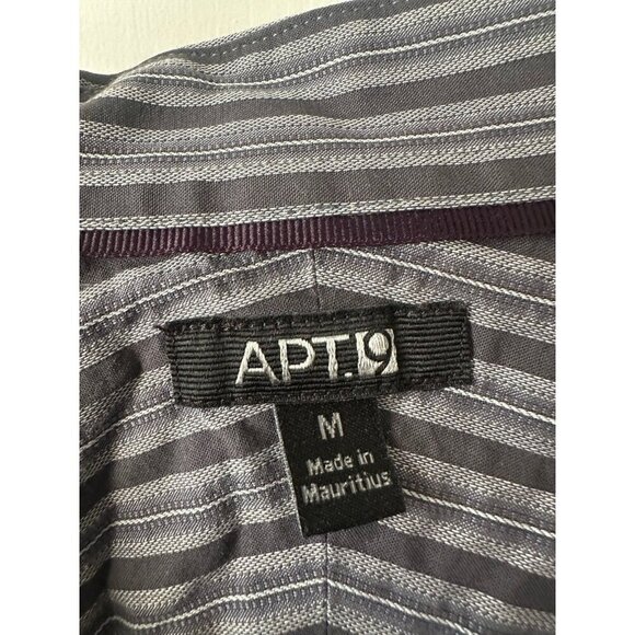 Apt 9 men’s size medium striped shirt - Picture 4 of 7